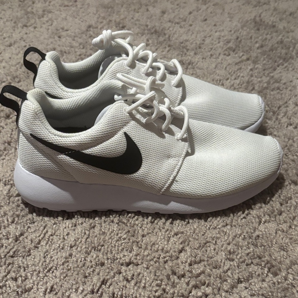 Nike White and Black Athletic Shoes